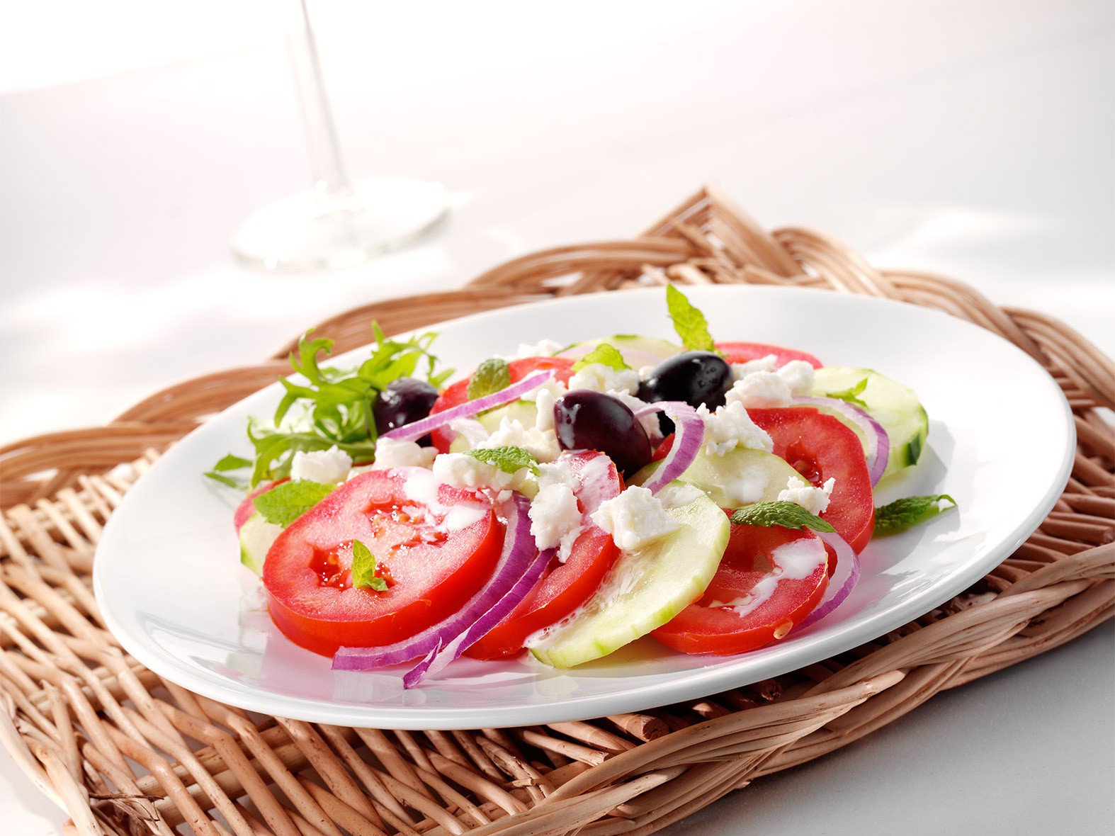 Salade grecque aux olives