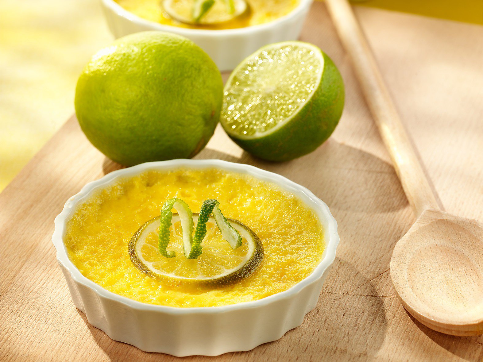 Pudding au citron vert