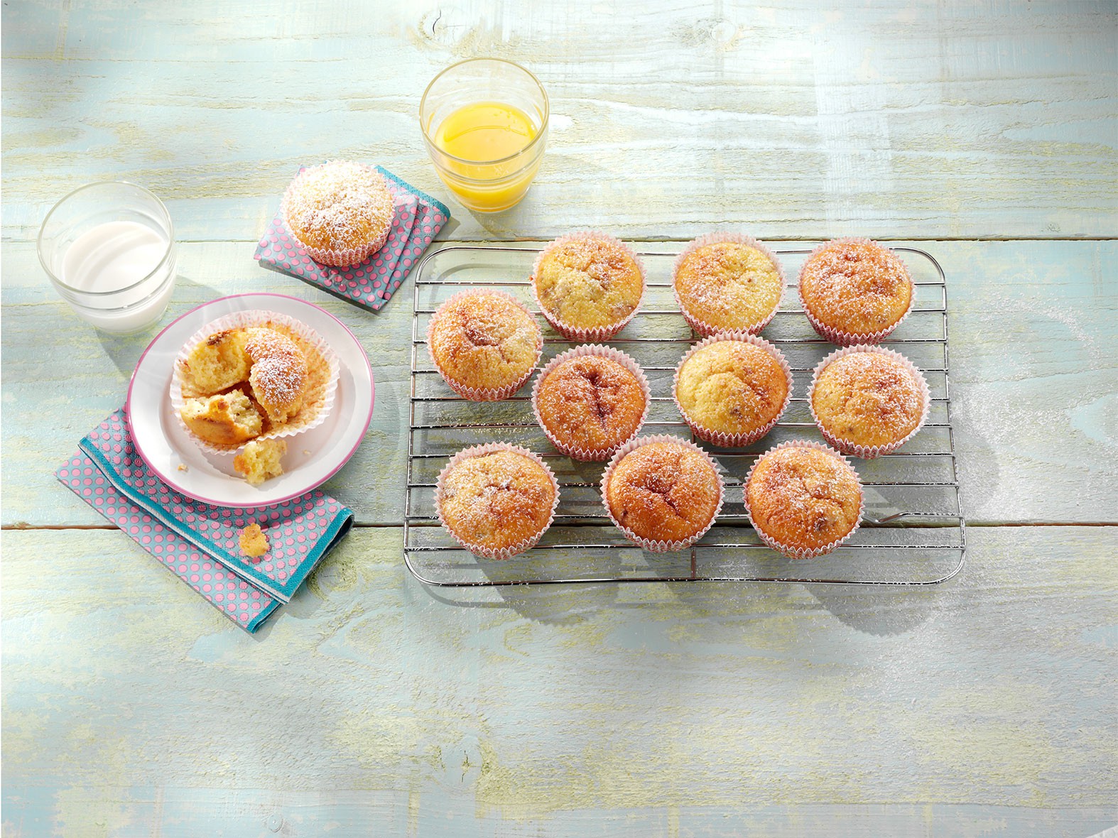 Muffins au jus d’orange